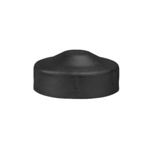 Round Cap Galvanised – Powder Coated Black