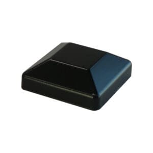 Cast Aluminium Cap – Powder Coated Black