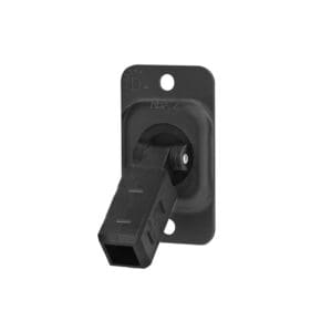 Adjustable Rail Bracket – Articulated Joint – Powder Coated Black